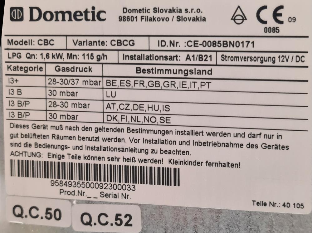 Stekeovn m/grill og roterende spyd 1600W 50,3 x 40,7 cm
