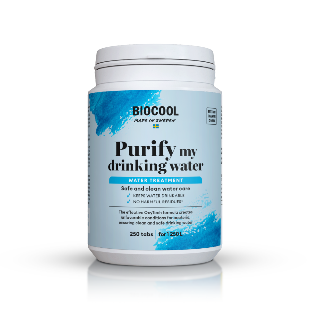 Rensemiddel Purify My Drinking Water 250 tabletter