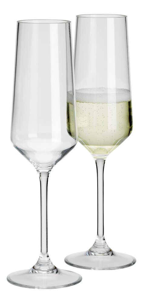 Champagneglass Savoy Flute Hvit 2 stk