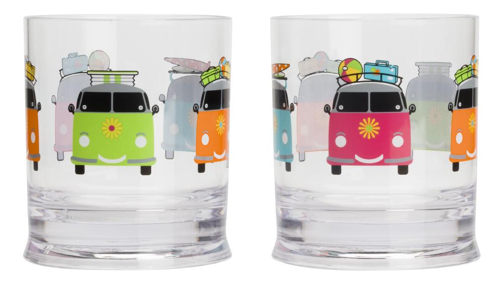 Tumblerglass Camper Smiles Tumblerglass 310 ml 2 stk