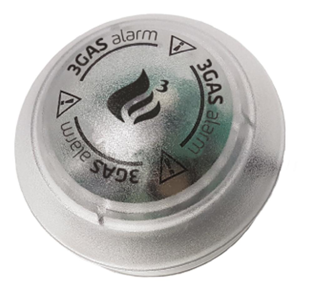 Gassalarm 3Gas+ Rund Propan (LPG) Butan