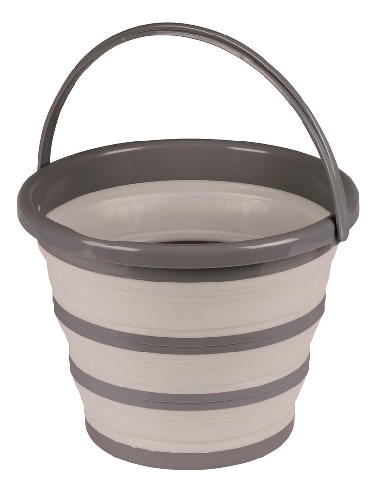 Bøtte sammenleggbar 10 l Grå