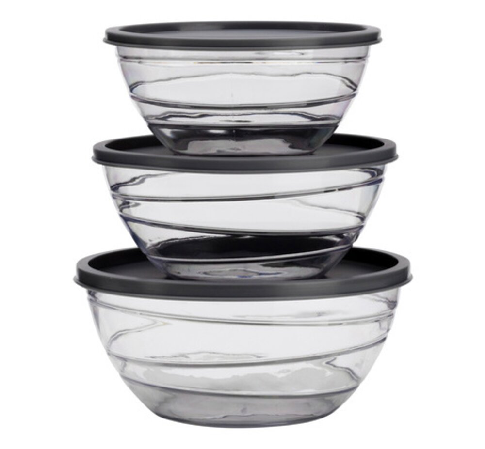 Oppbevaring boks 3 deler med lokk