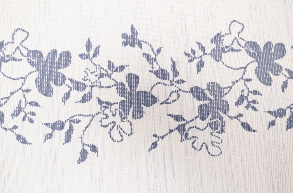 Miami Flowers Bordløper 150 x 40 cm Grå/Hvit