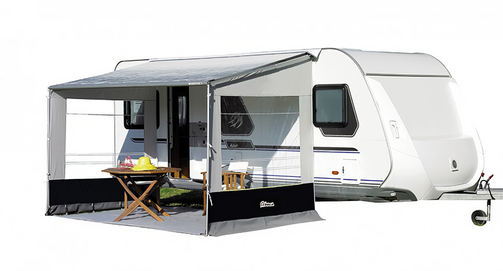 CaravanStore XL Sidepanel m/vindu grå