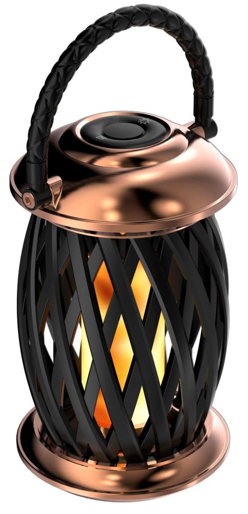 Ignis Flammelampe Svart/kobber