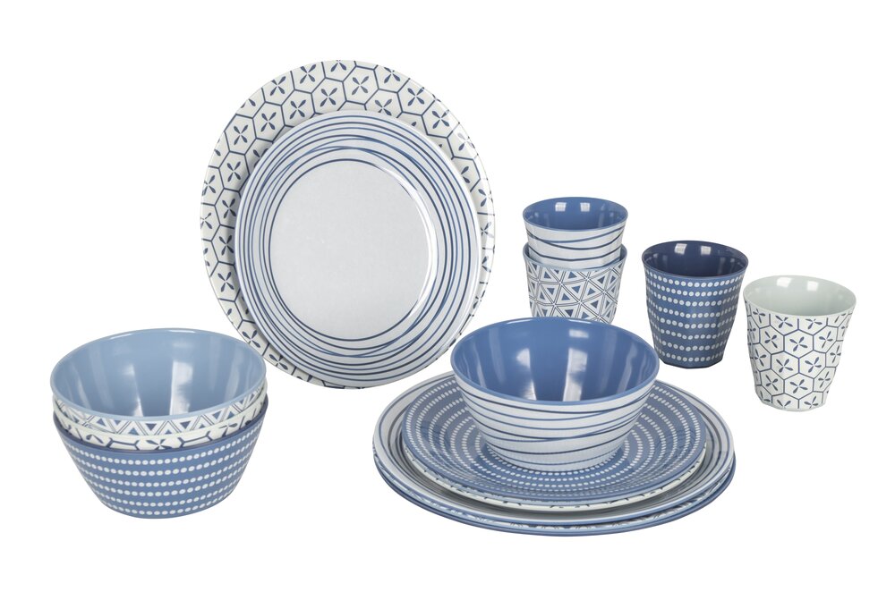 Dekketøysett Blå 16 deler