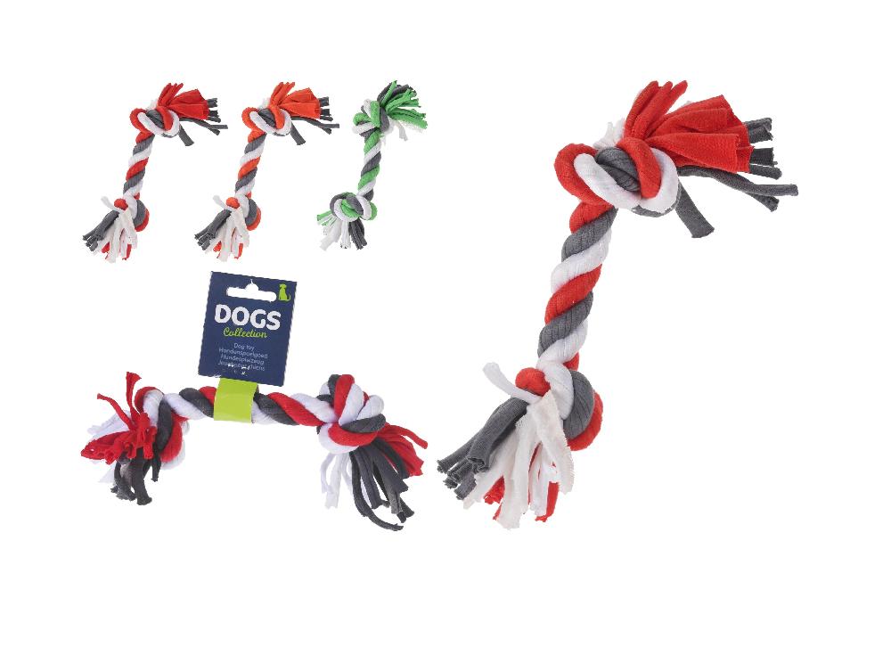 Leketau til hund 24 cm Ass. farge