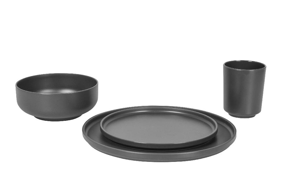 Servise Patom Grå Melamin 16 deler