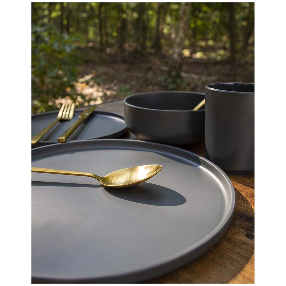 Servise Patom Grå Melamin 16 deler