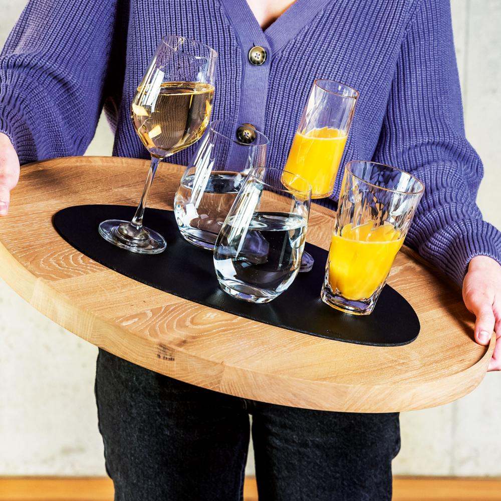 Magnetisk bordmatte 40 x 27 cm svart