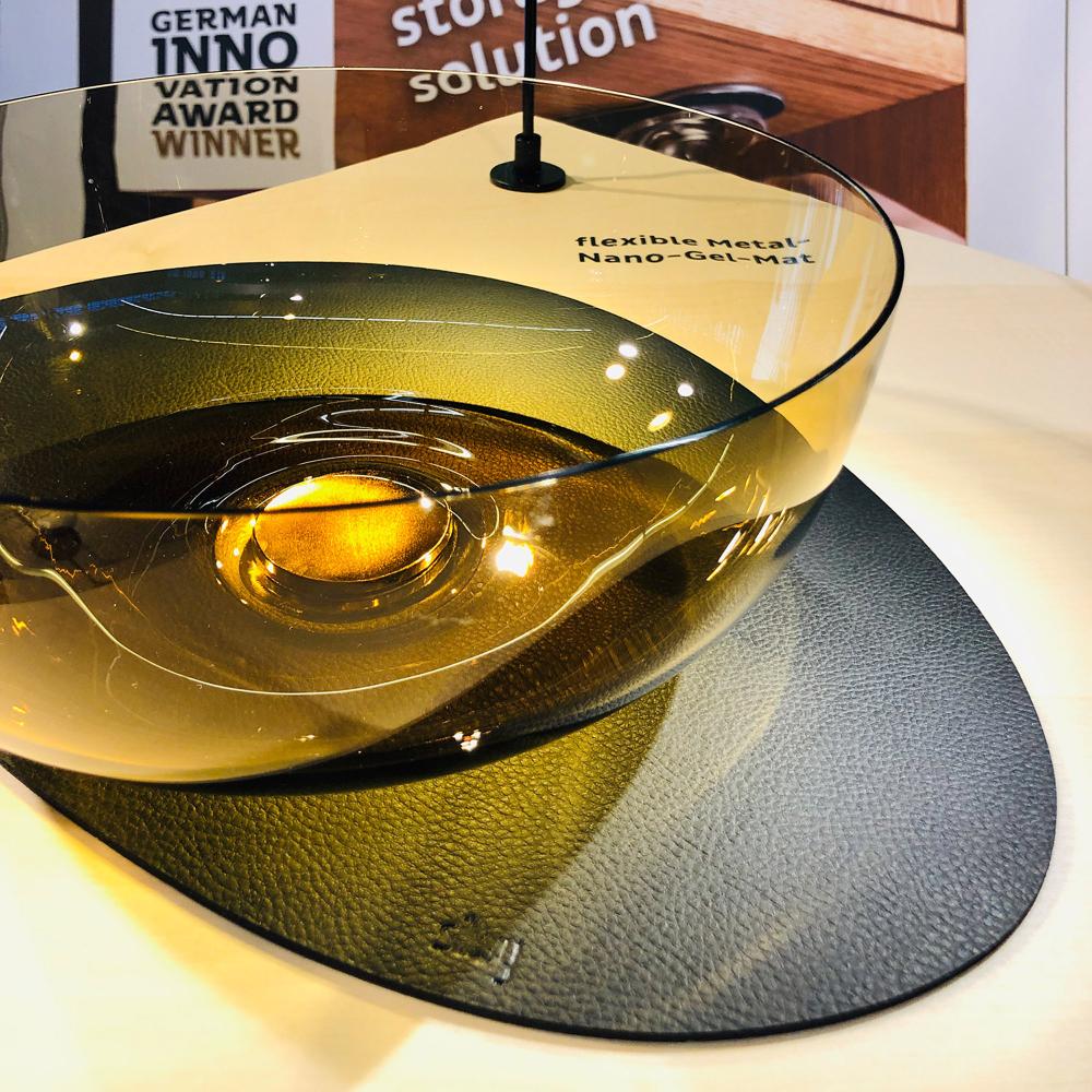 Magnetisk bordmatte 40 x 27 cm svart