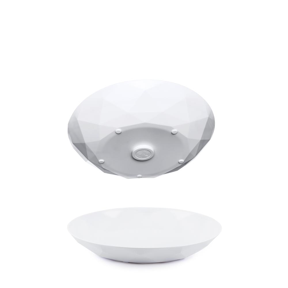 Magnetisk tallerken High-Tech 24 cm hvit