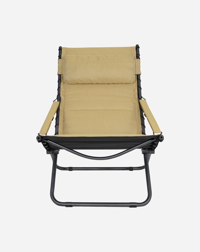 Stol Crespo Tex-Comfort Lounger gul