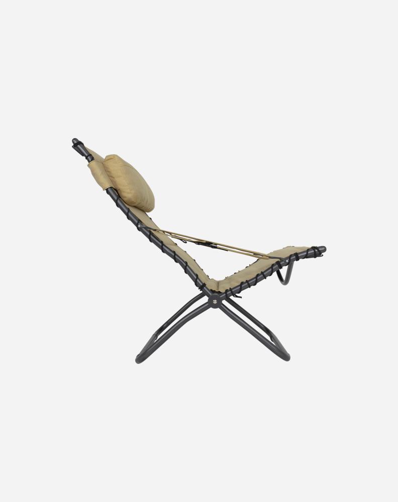 Stol Crespo Tex-Comfort Lounger gul