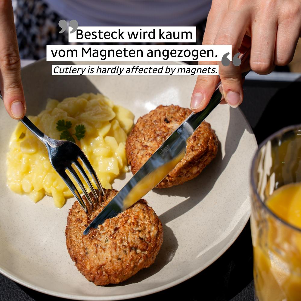 Bestikksett Travel Cutlery rustfritt stål 5 deler Silwy