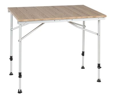 Campingbord Sorrento Honeycomb Uttrekkbar 80/110/140x70 cm brun