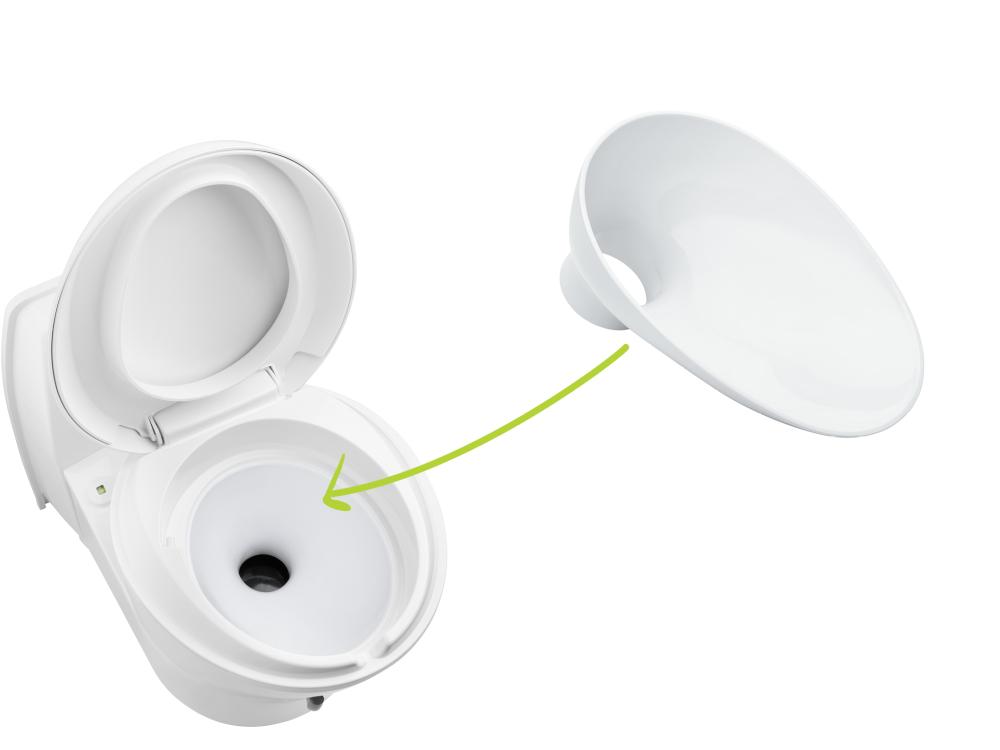 Toalettskål Twusch C-260 porselen 