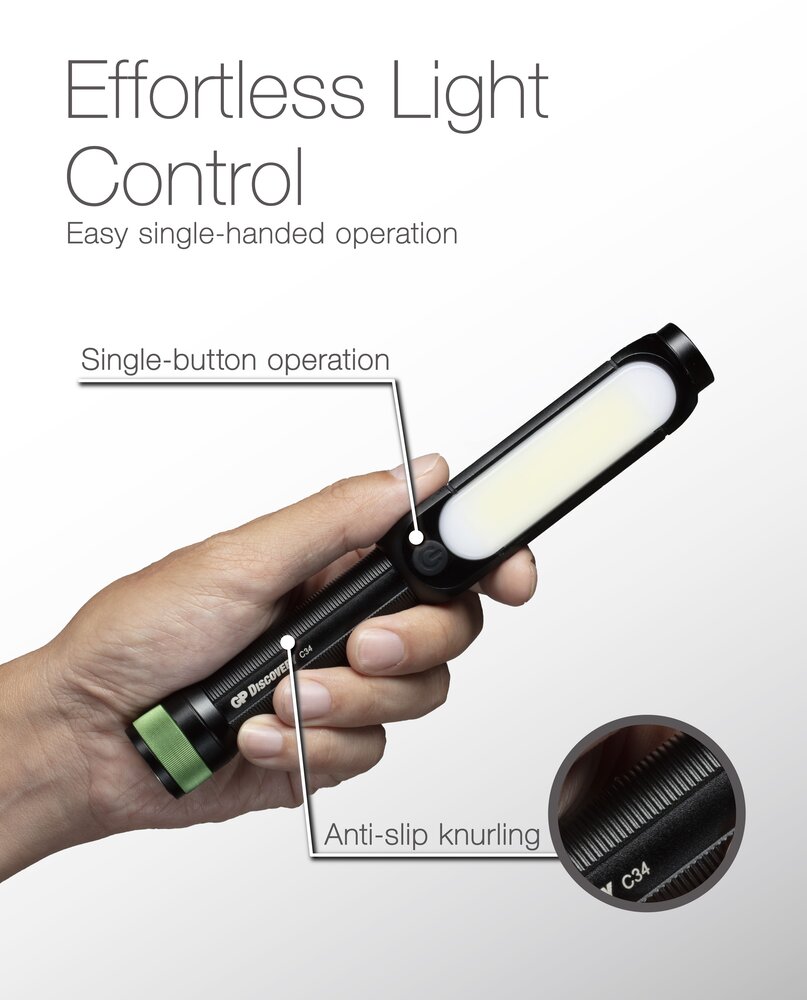 Lommelykt Discovery GP 350 lm