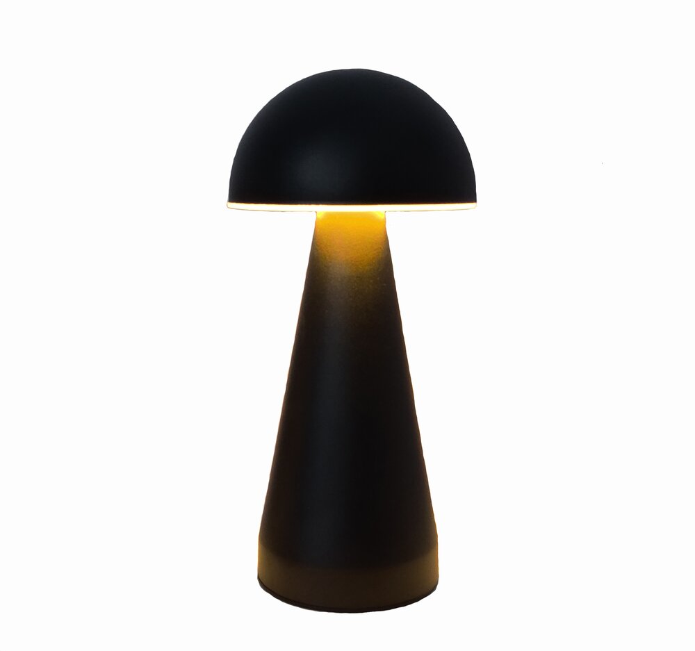 Bordlampe Sopp Led svart