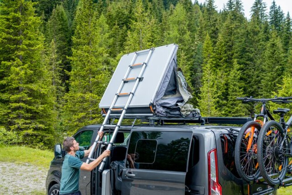 Taktelt Moonlight 180 grå/oliven grønn