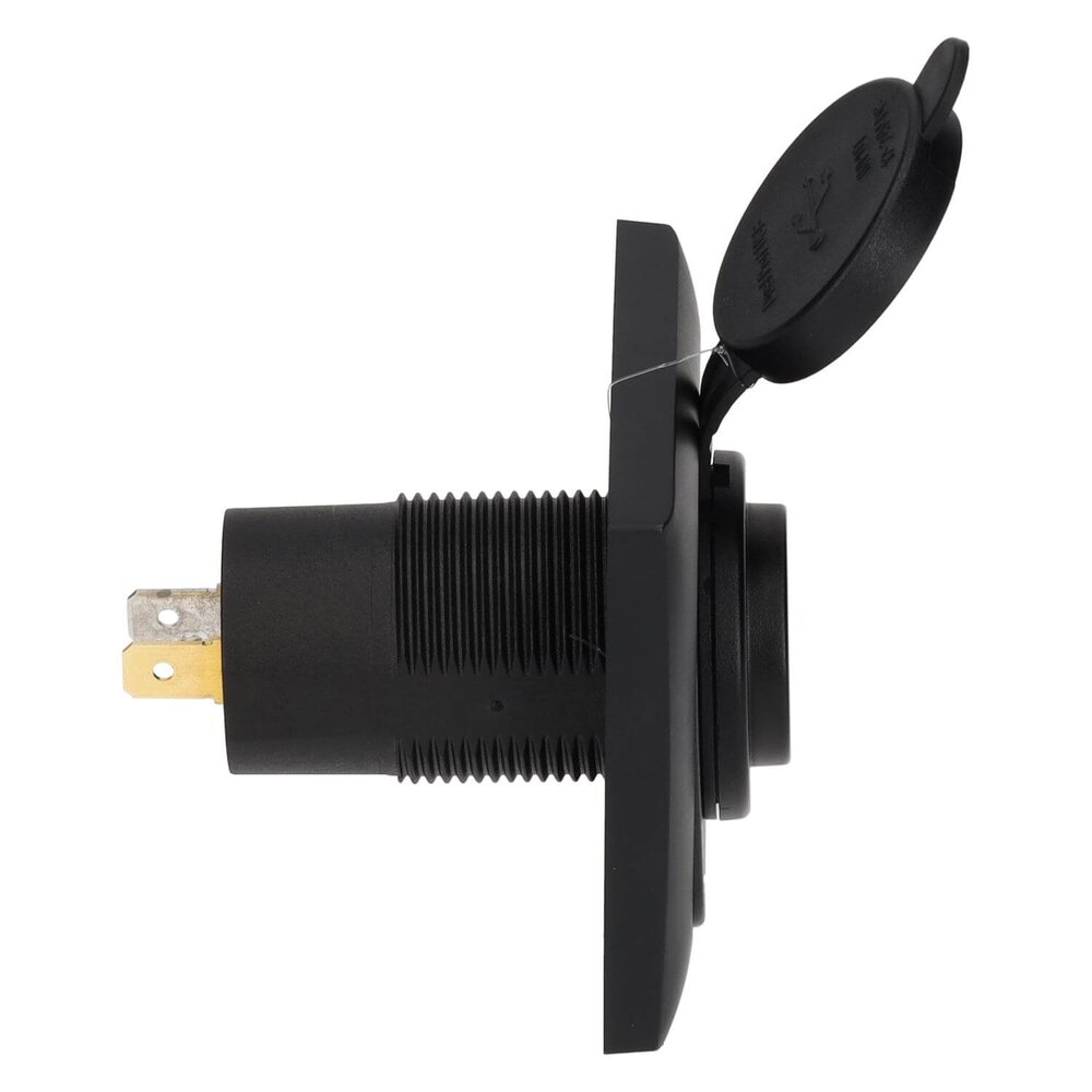 USB-C kontakt 12 V svart