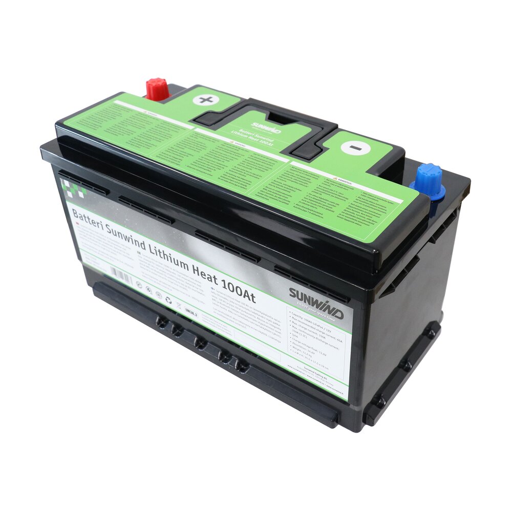 Litiumbatteri til bobil og campingvogn 100Ah Bluetooth
