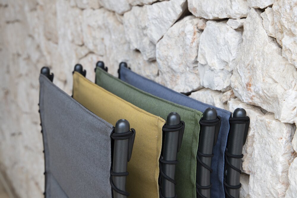 Stol Crespo Tex-Comfort Lounger gul