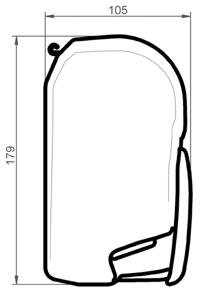 Omnistor 8000 Markise Anodised kassett 350 Blue Sky